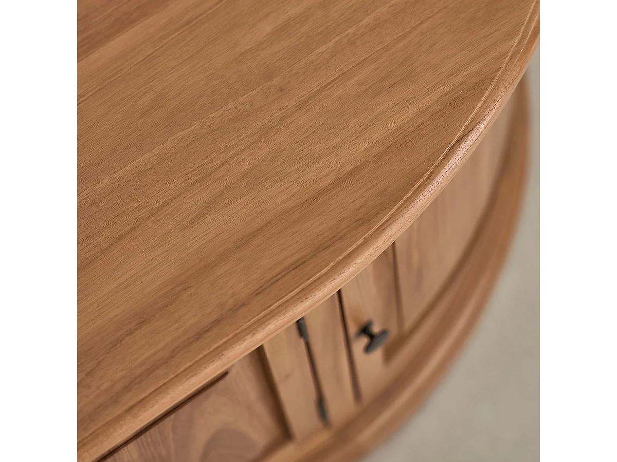 Mueble de TV de teca de 160 cm