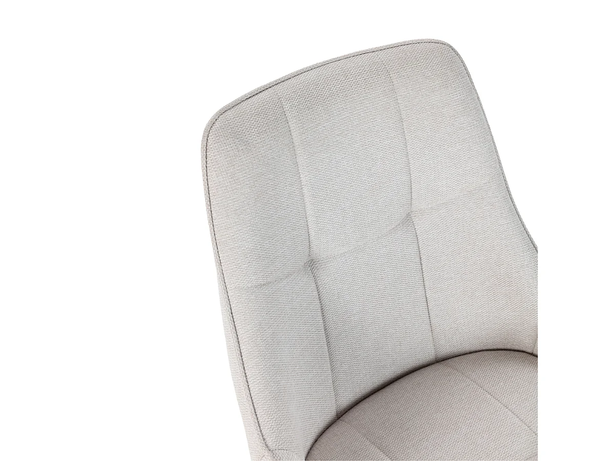 Lote de 4 sillas de tela con patas de metal A85 cm - NORY