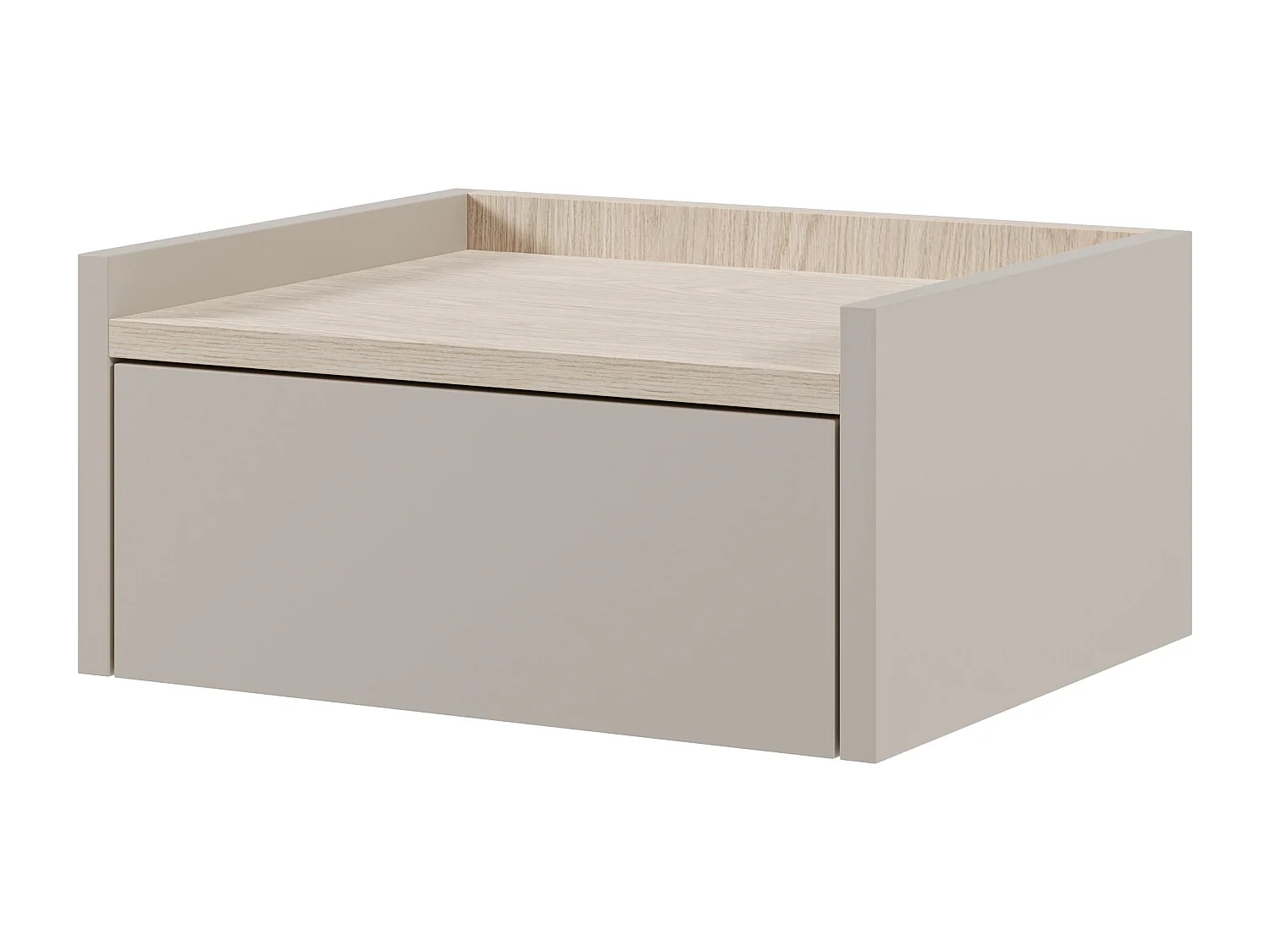 Hängender Nachttisch mit einer Schublade 36x46 cm