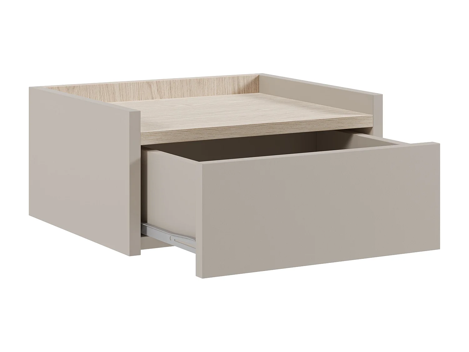 Hängender Nachttisch mit einer Schublade 36x46 cm