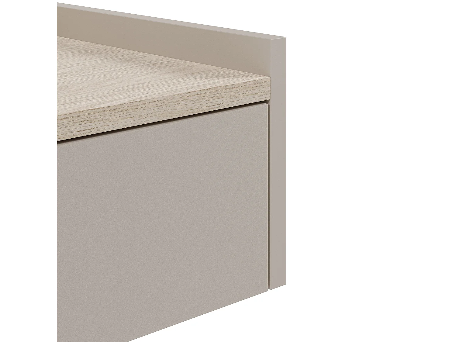 Hängender Nachttisch mit einer Schublade 36x46 cm