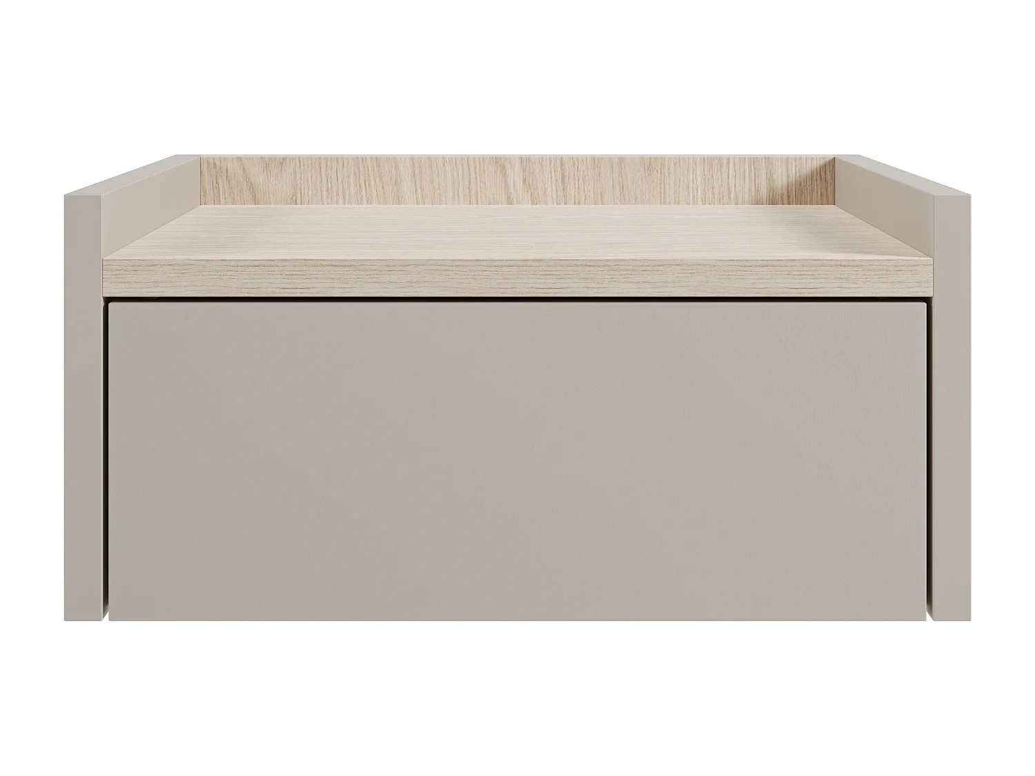 Hängender Nachttisch mit einer Schublade 36x46 cm