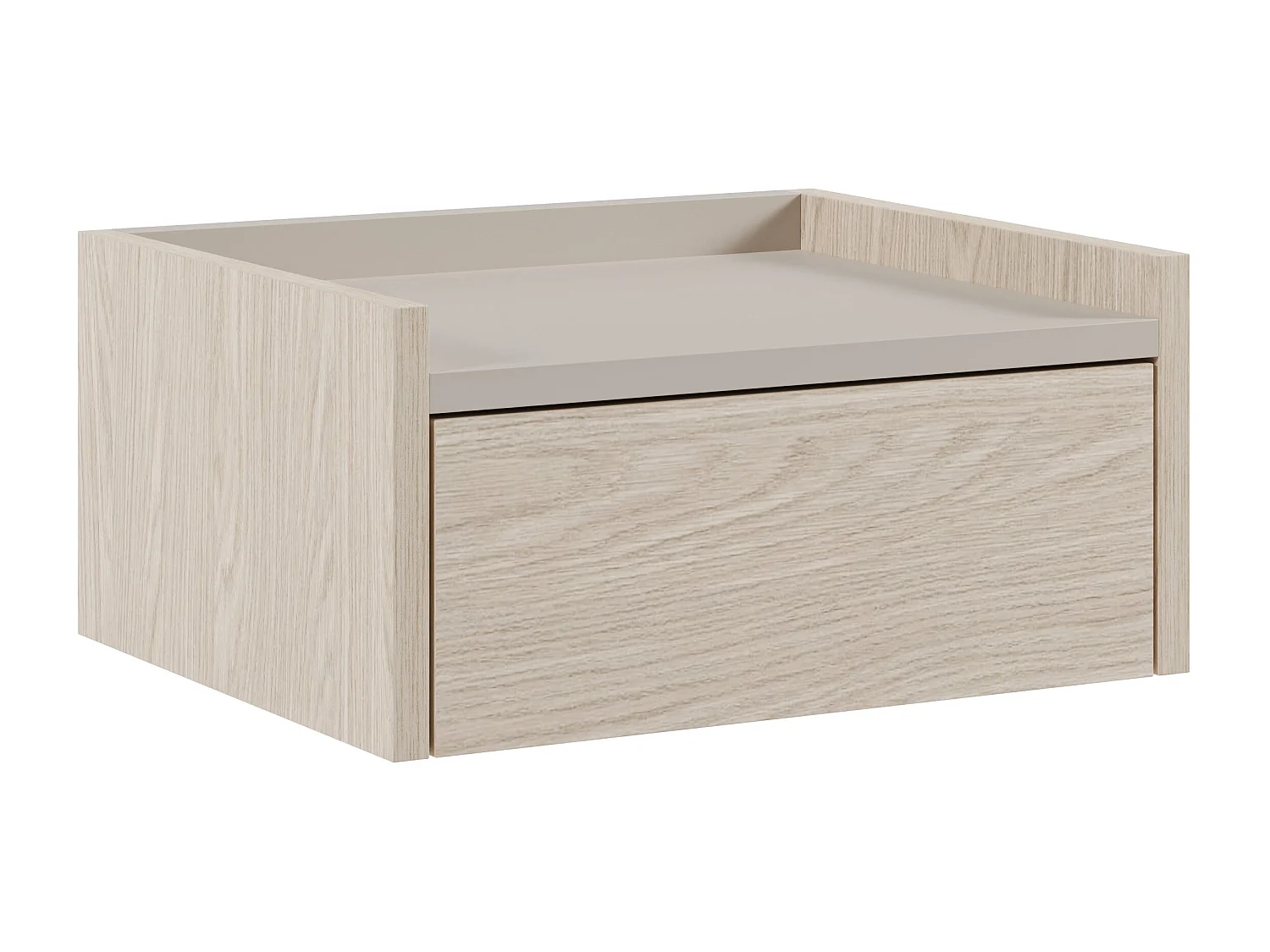 Hängender Nachttisch mit einer Schublade 36x46 cm