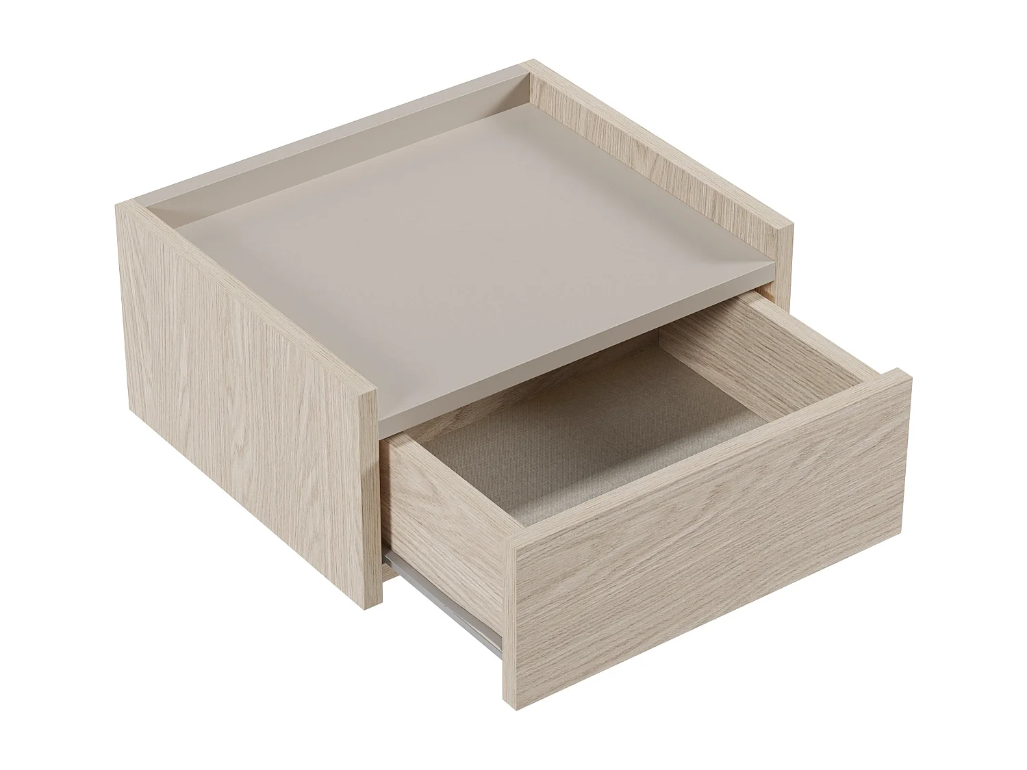 Hängender Nachttisch mit einer Schublade 36x46 cm