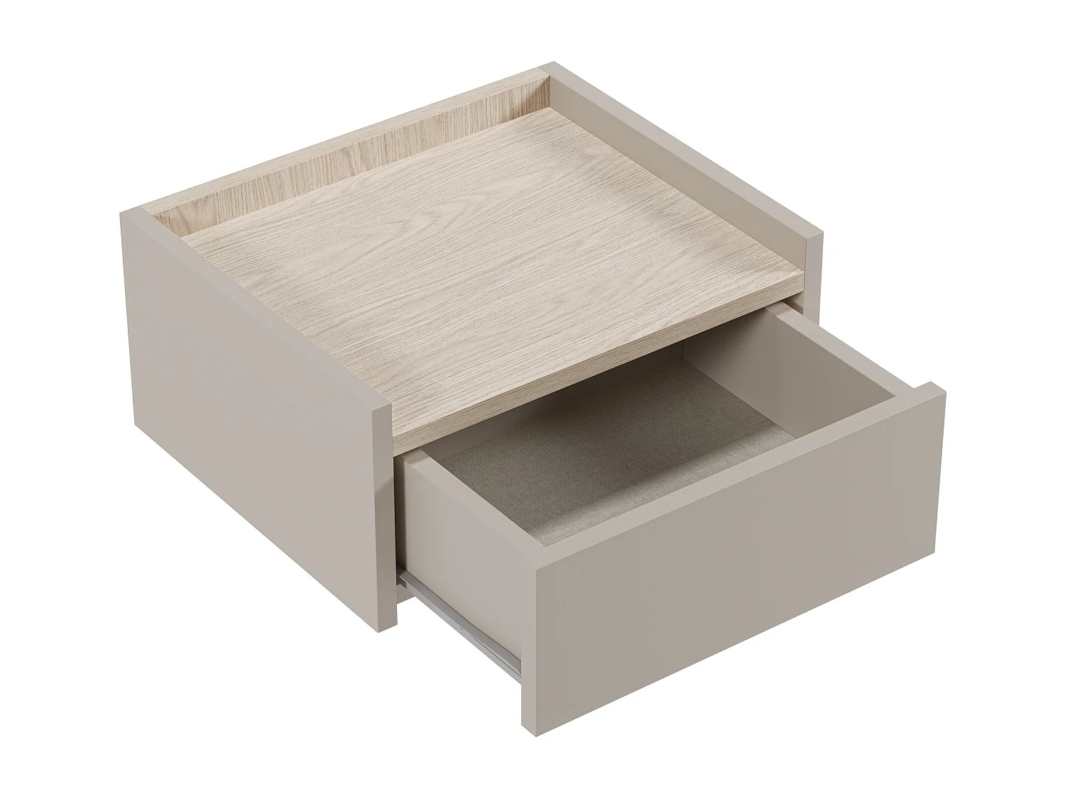 Hängender Nachttisch mit einer Schublade 36x46 cm