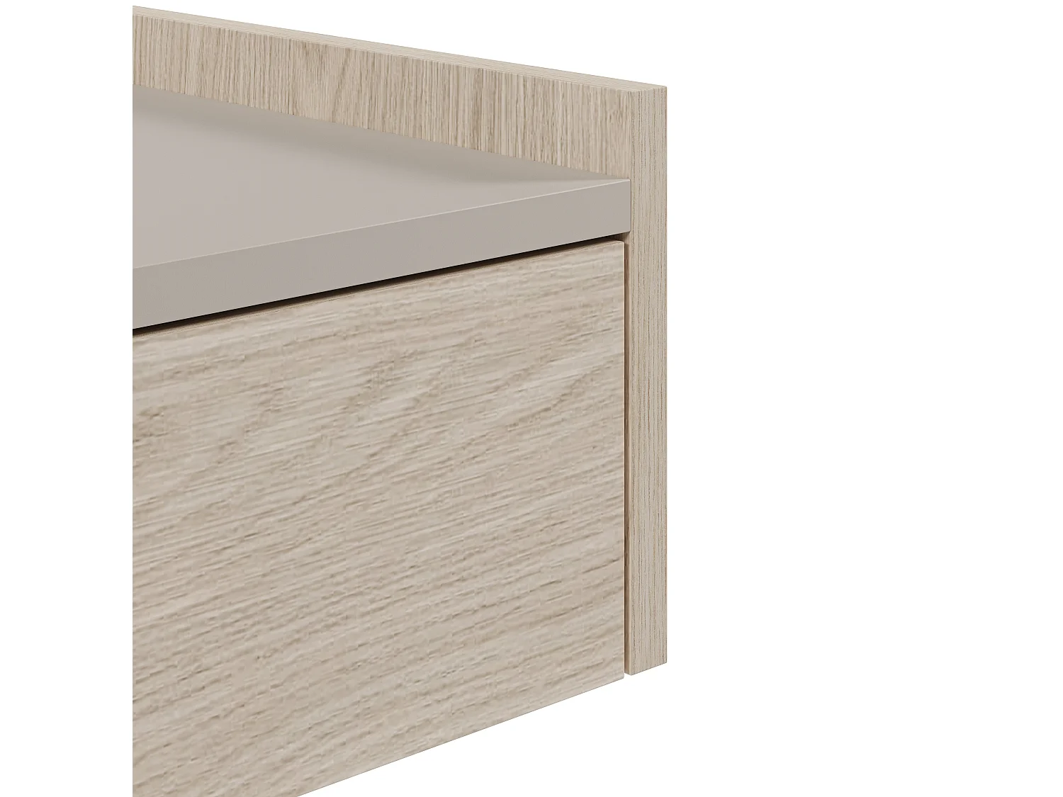 Hängender Nachttisch mit einer Schublade 36x46 cm