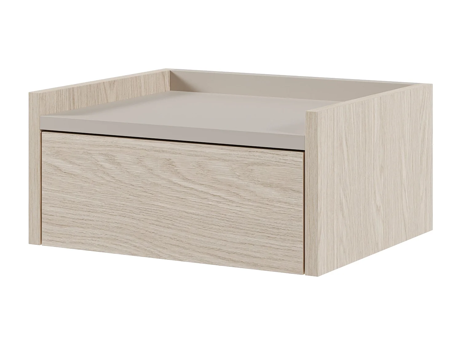 Hängender Nachttisch mit einer Schublade 36x46 cm