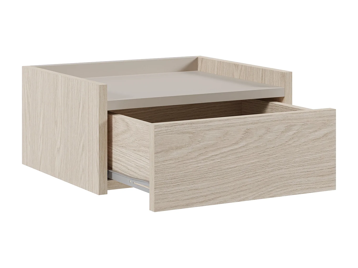 Hängender Nachttisch mit einer Schublade 36x46 cm