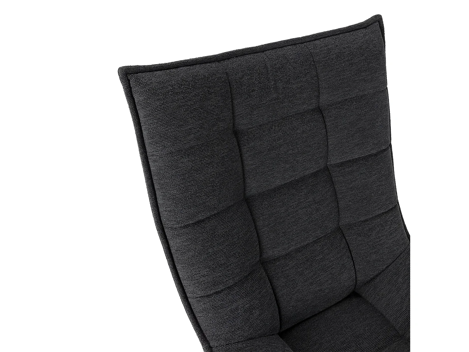 Fauteuil pivotant pied en métal 76x101 cm