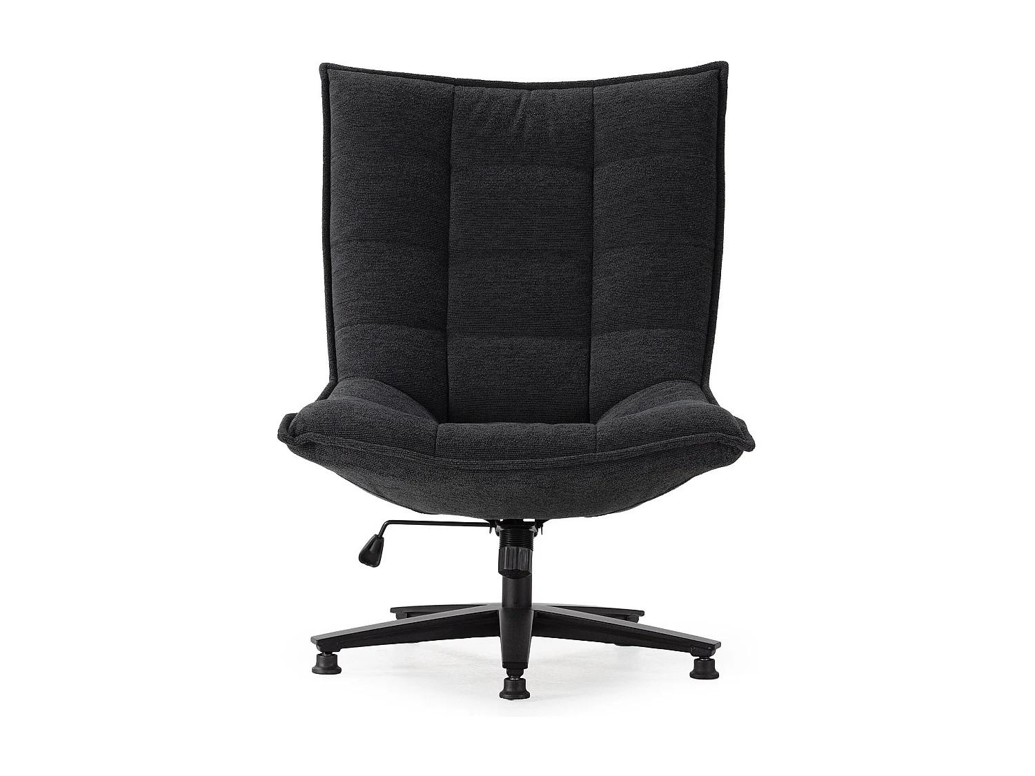 Fauteuil pivotant pied en métal 76x101 cm
