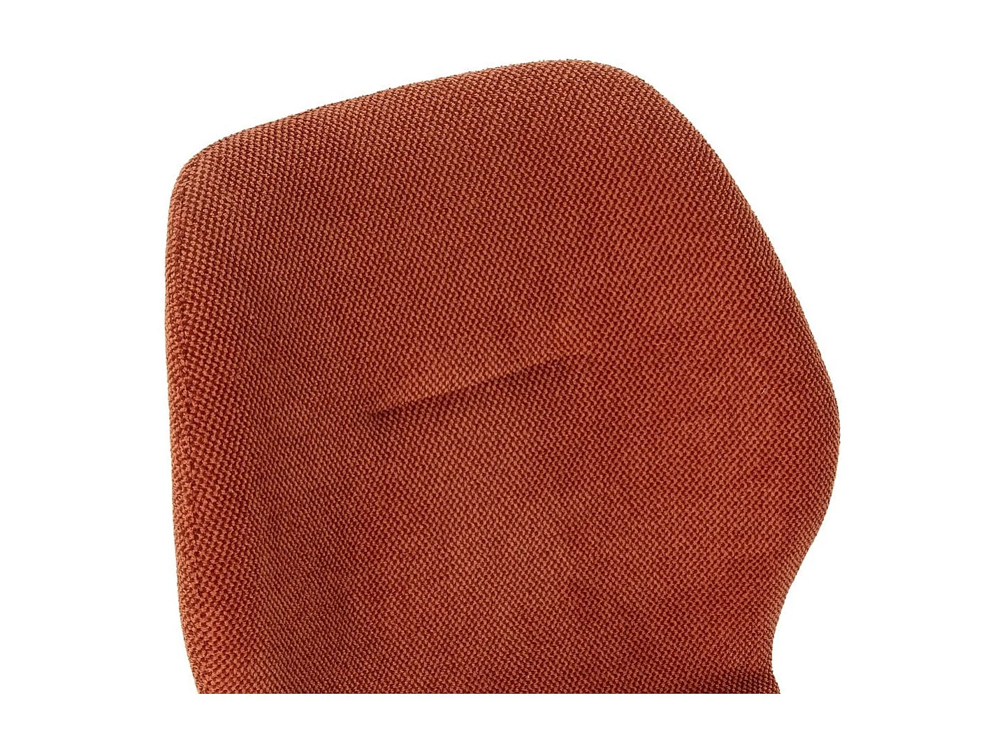 Lot de 4 Chaises en tissu orange H86 cm - EMMY