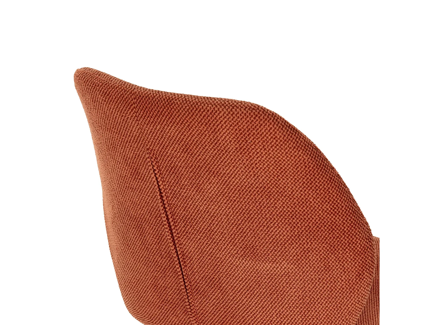 Lot de 4 Chaises en tissu orange H86 cm - EMMY