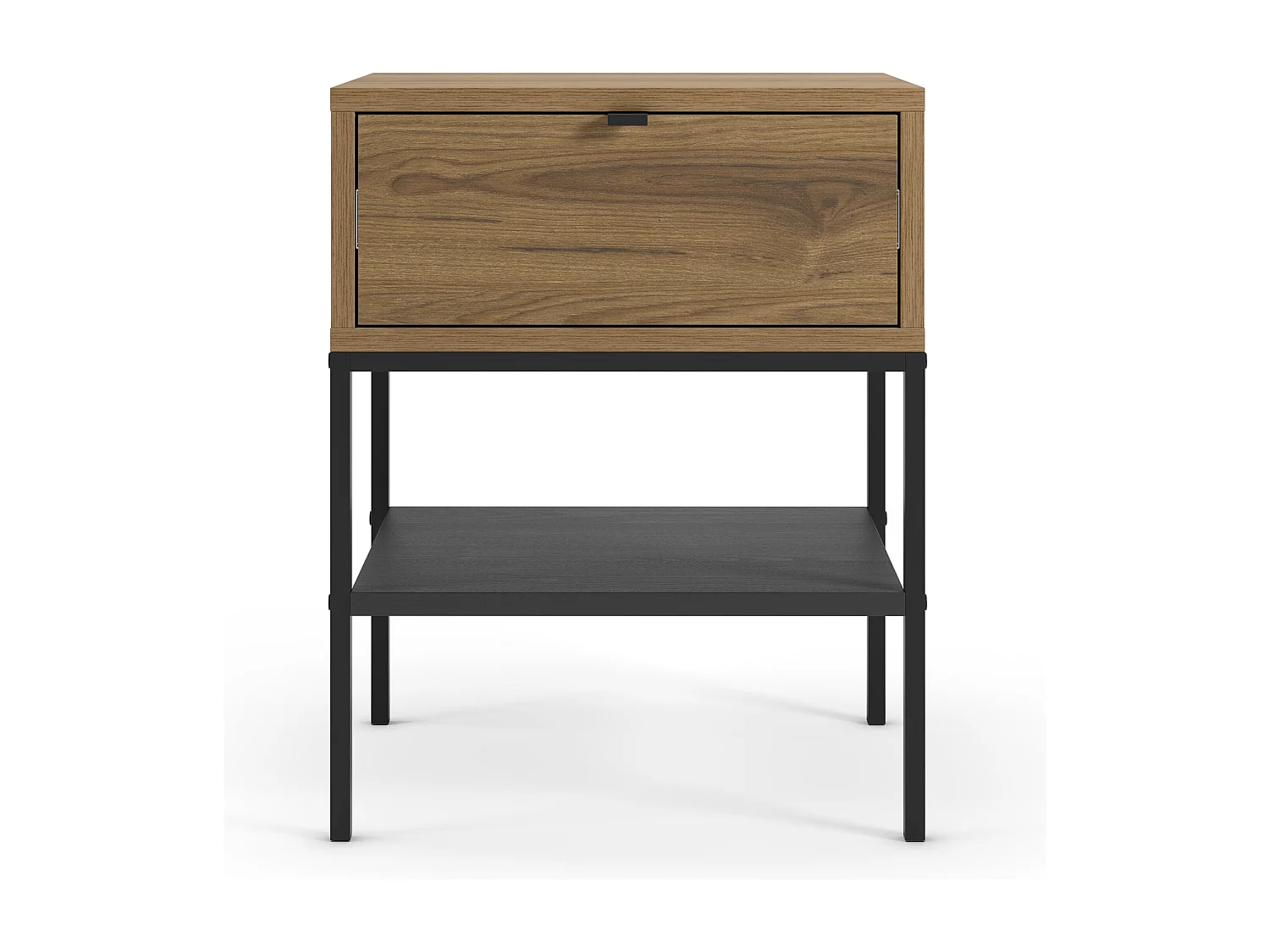 Nachttisch 1 Schublade Metallbeinen 45x56 cm