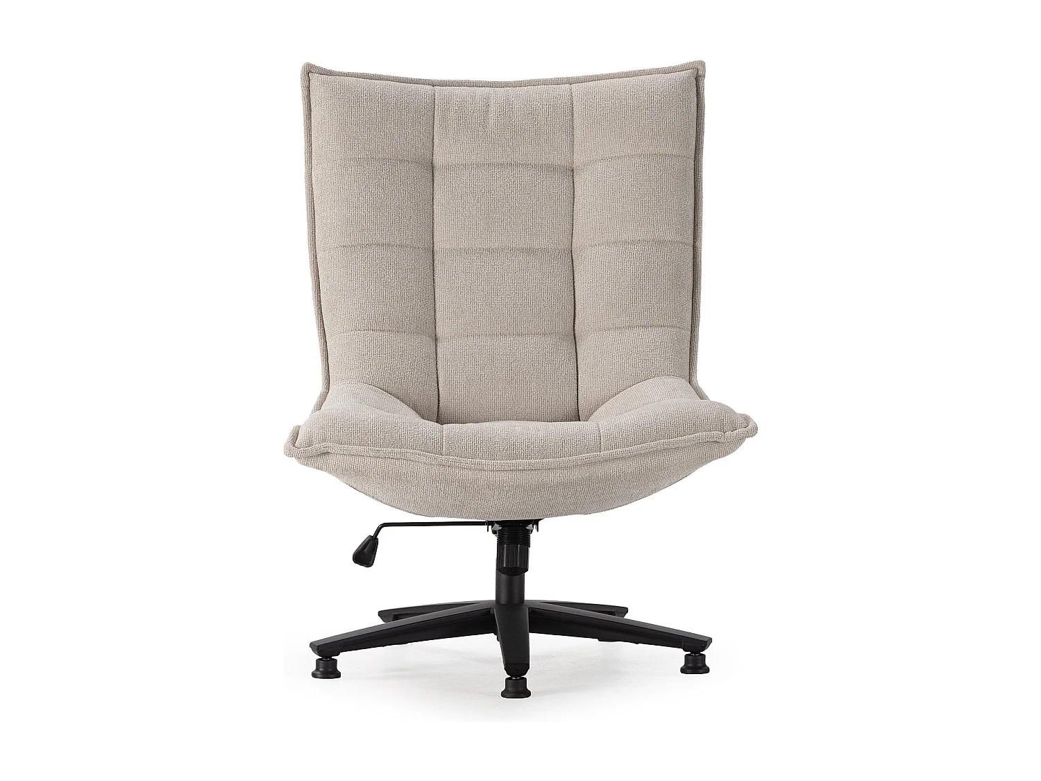 Fauteuil pivotant pied en métal 76x101 cm