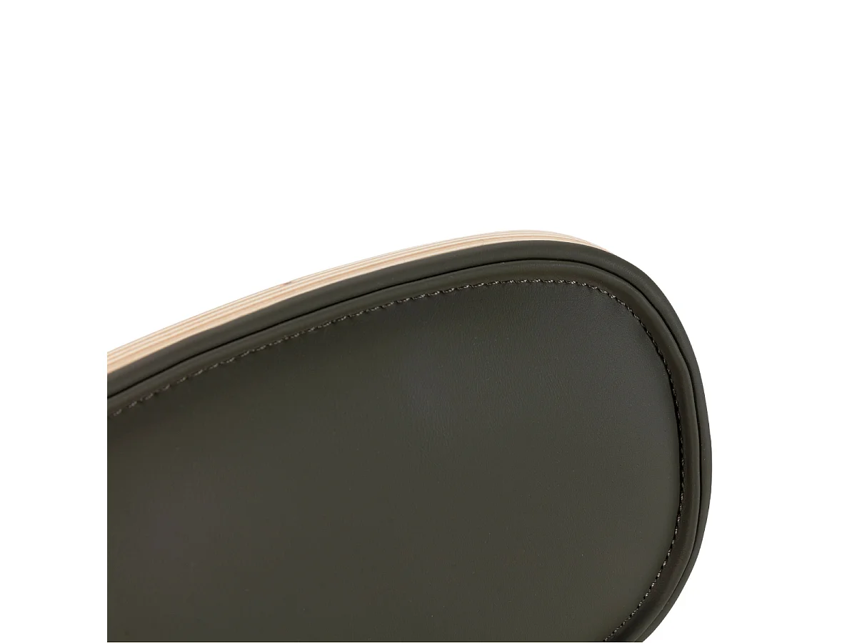 Set di 2 sedie in similpelle con gambe in metallo H78 cm - AYA