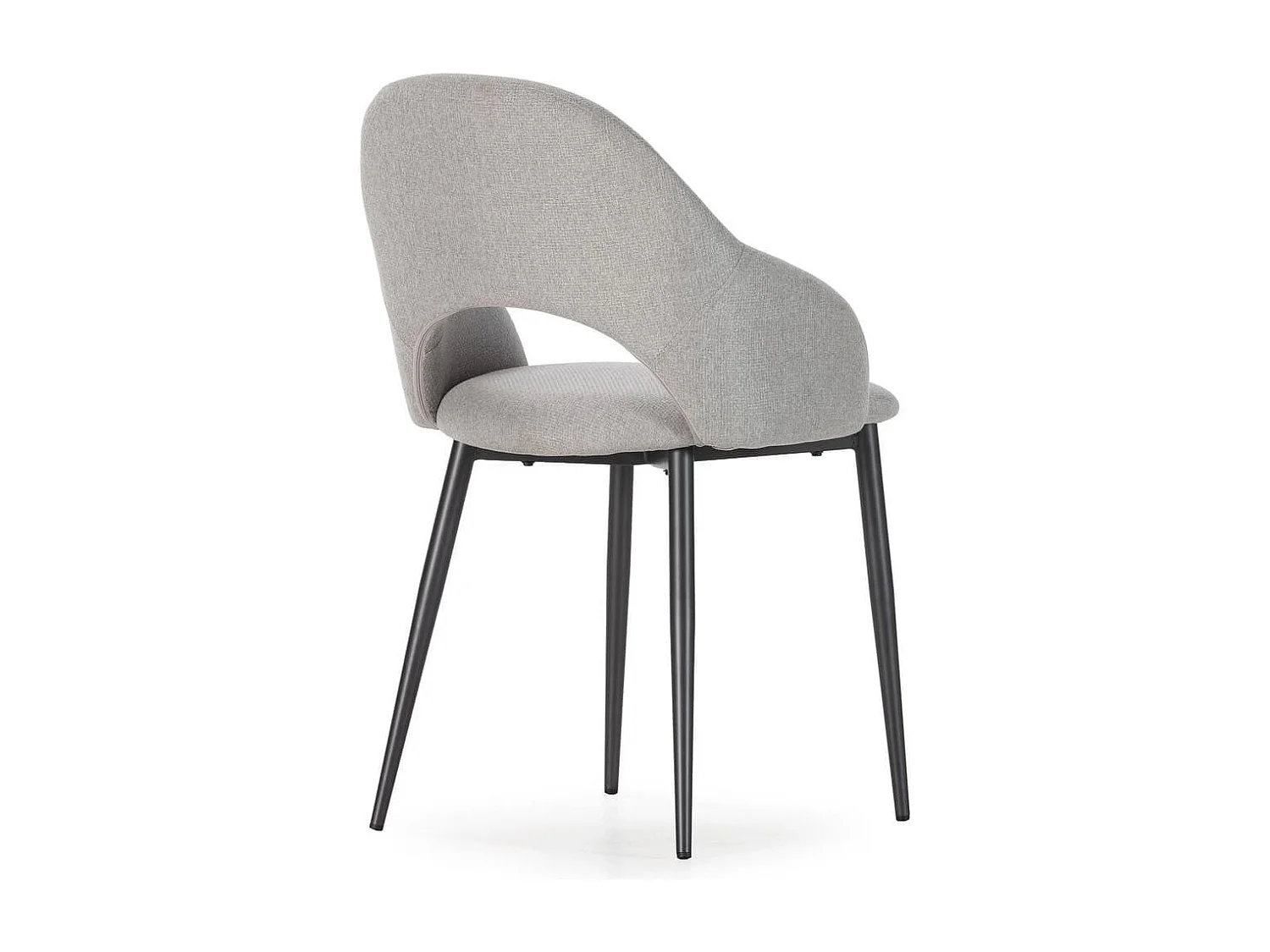 Stoelen Set van 2 in stoffen met metalen poten, H84 cm - LILA