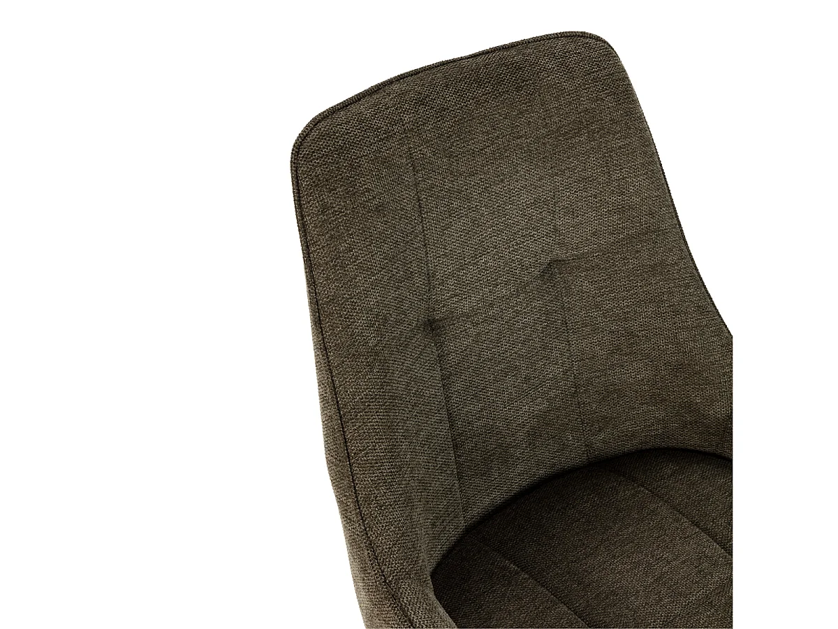 Stühle 4er-Set aus Stoff mit Metallbeinen, H 85 cm - NORY