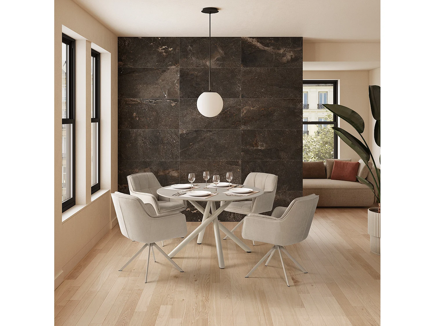 Set di 2 poltrone girevoli 67x84 cm