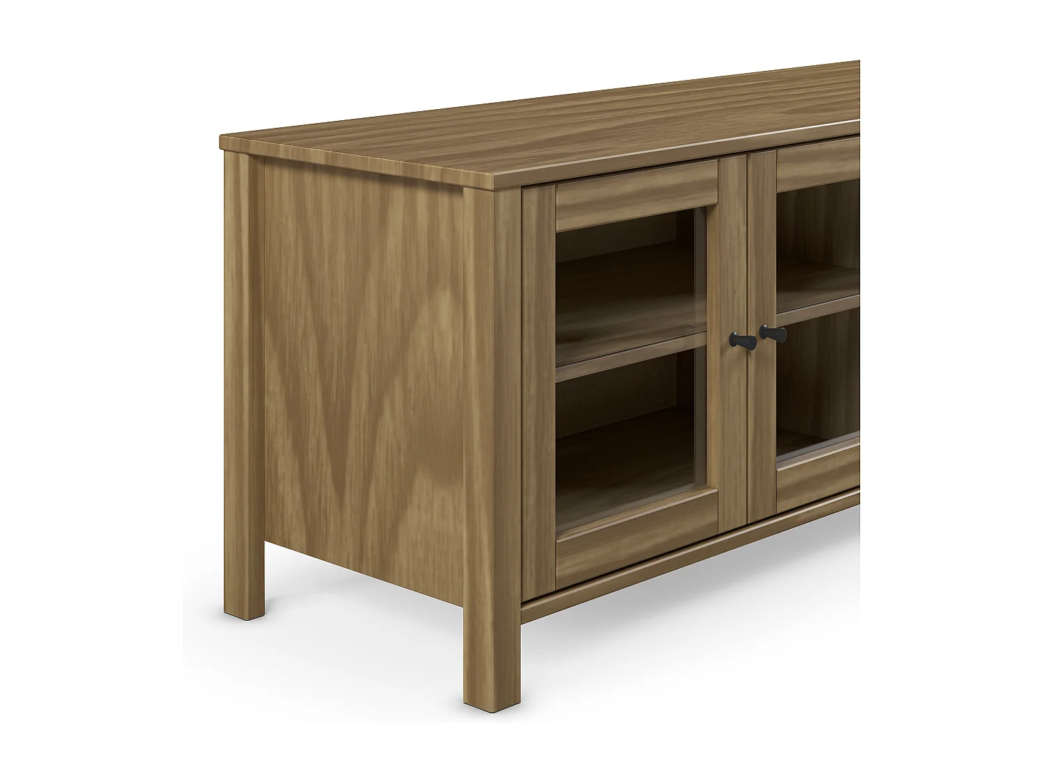 4-türiger TV-Schrank Kiefernholz 150x50 cm