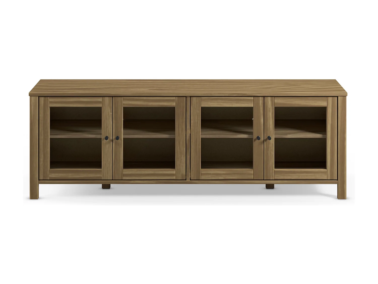 4-türiger TV-Schrank Kiefernholz 150x50 cm