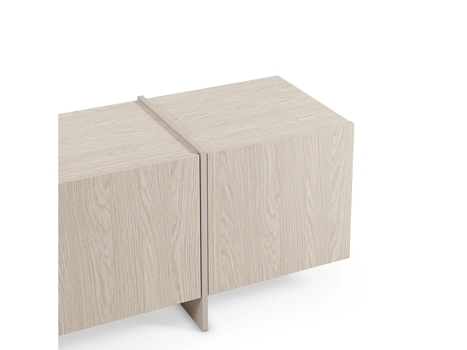 4-türiger TV-Schrank Eiche 180x55 cm