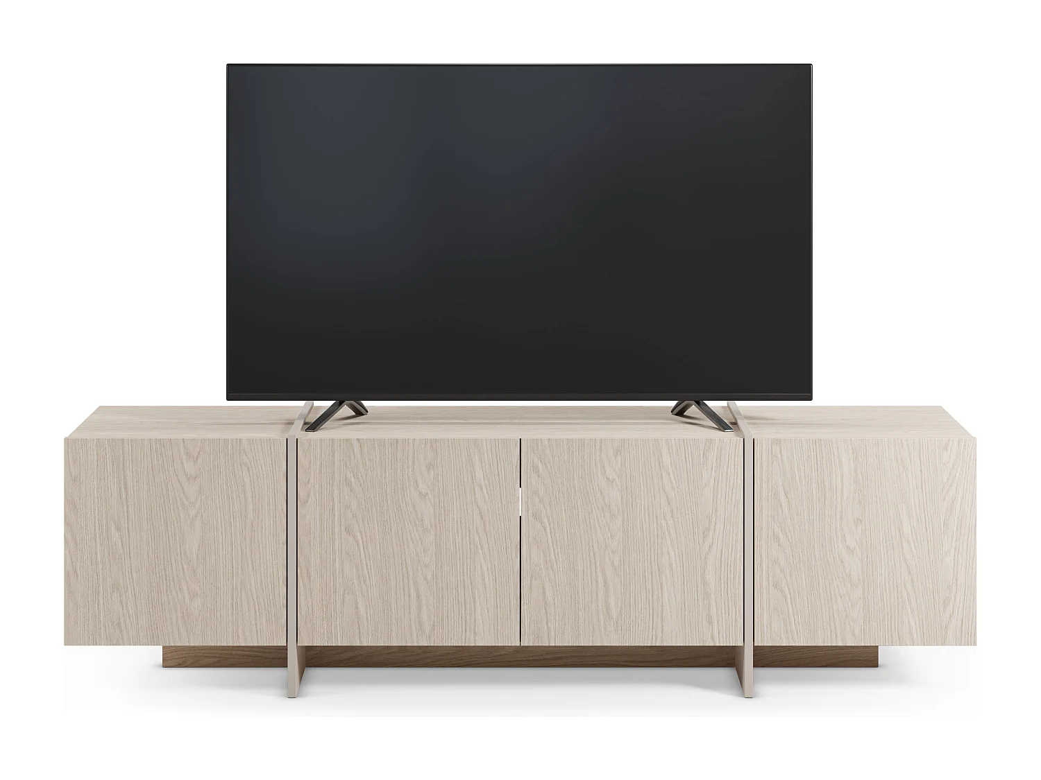 4-türiger TV-Schrank Eiche 180x55 cm