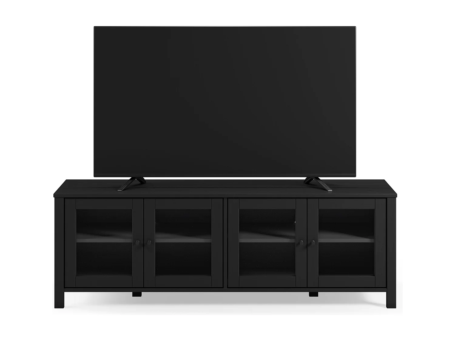 4-türiger TV-Schrank Kiefernholz 150x50 cm