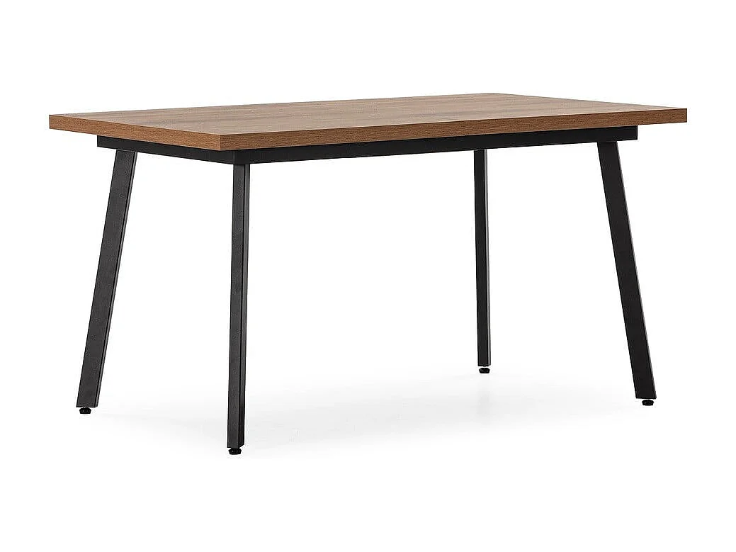 Table à manger extensible de 138 à 178 cm effet chêne foncé - IRMA