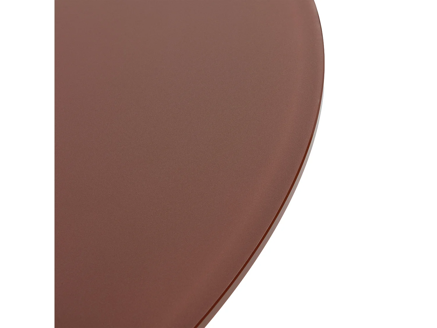 Table ronde pied en métal 120x75 cm