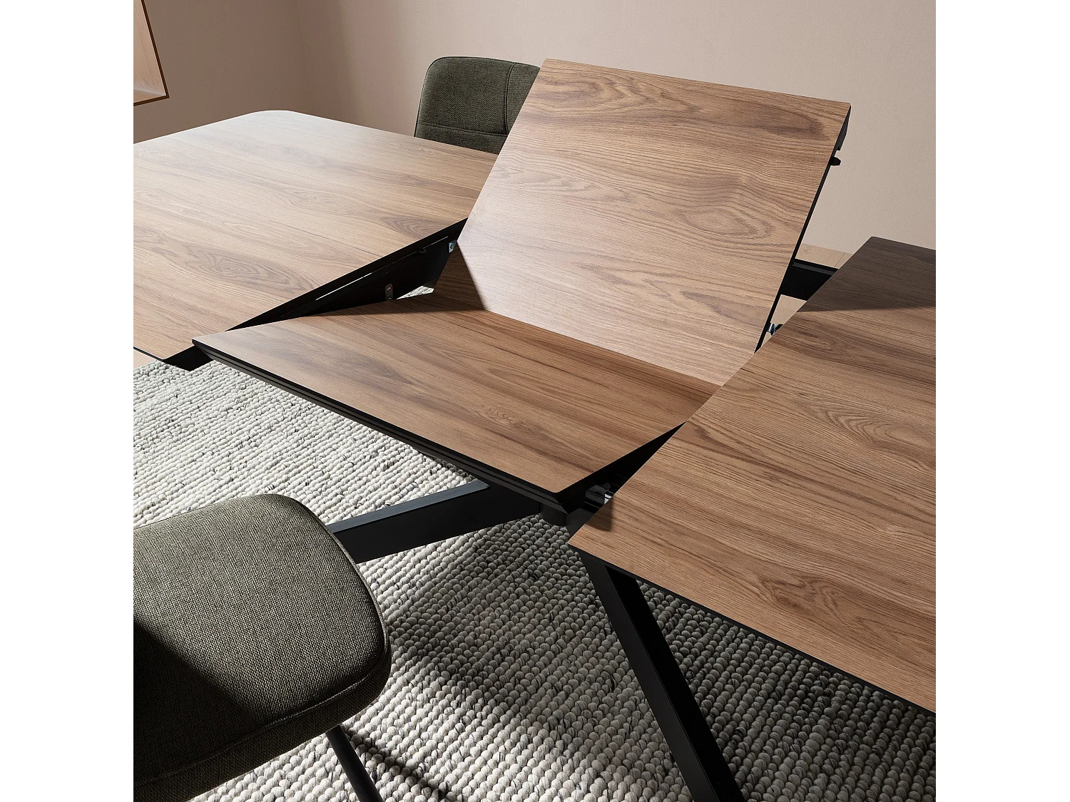 Table rectangulaire extensible 190/250x75 cm