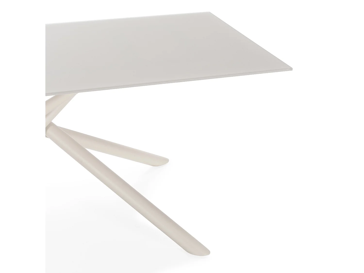 Table rectangulaire pied en métal 180x75 cm