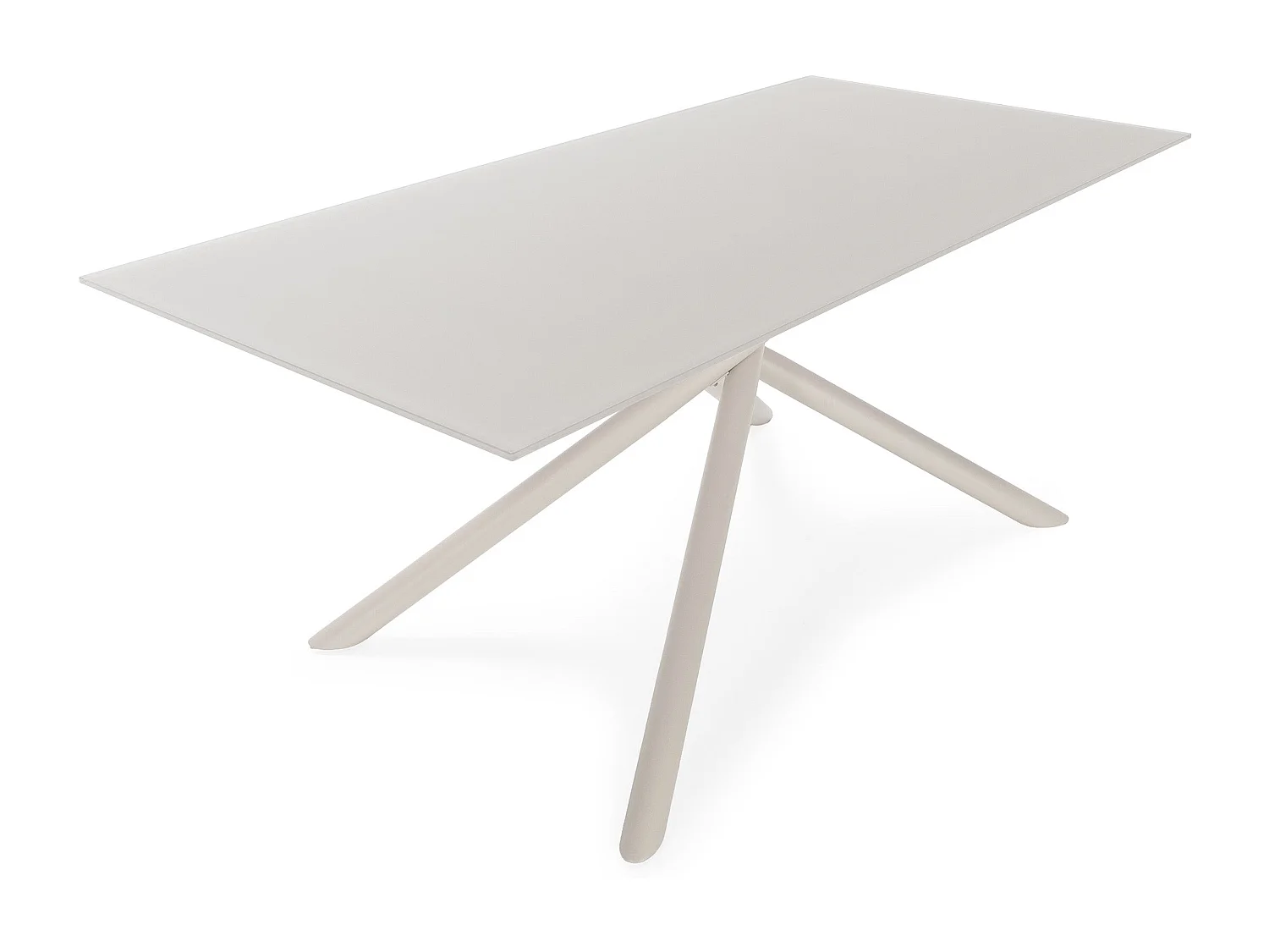 Table rectangulaire pied en métal 180x75 cm