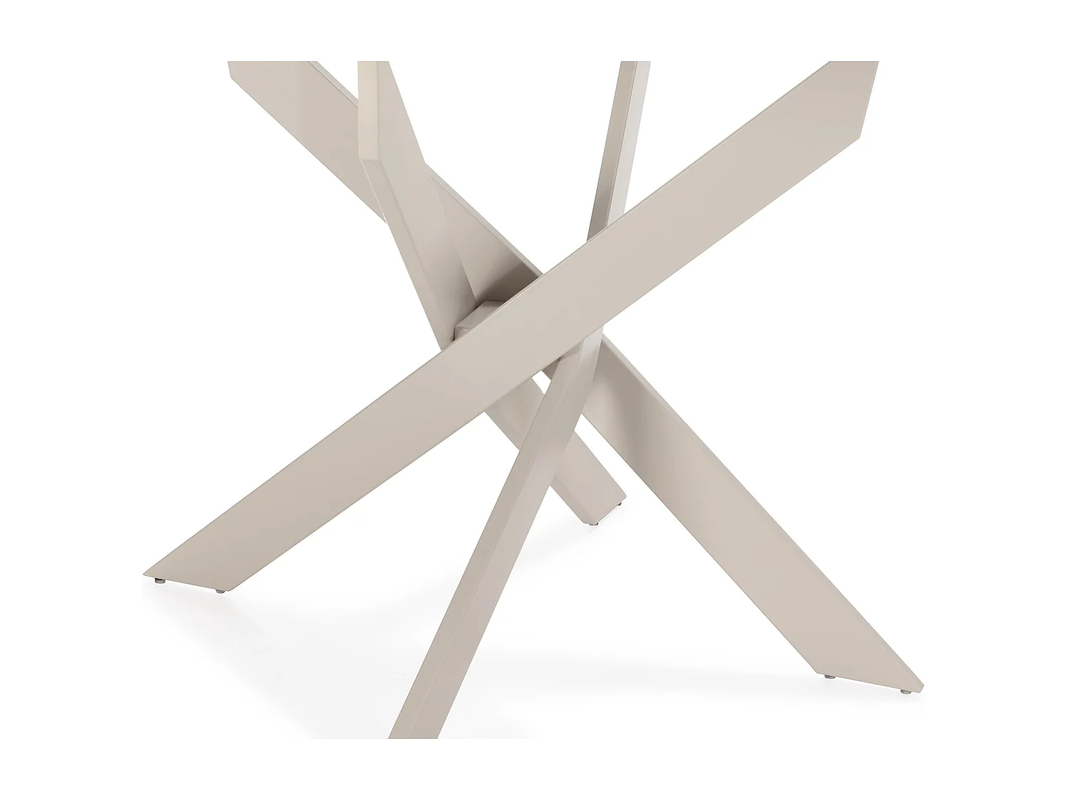 Tafel ronde en verre 120 x 76 cm