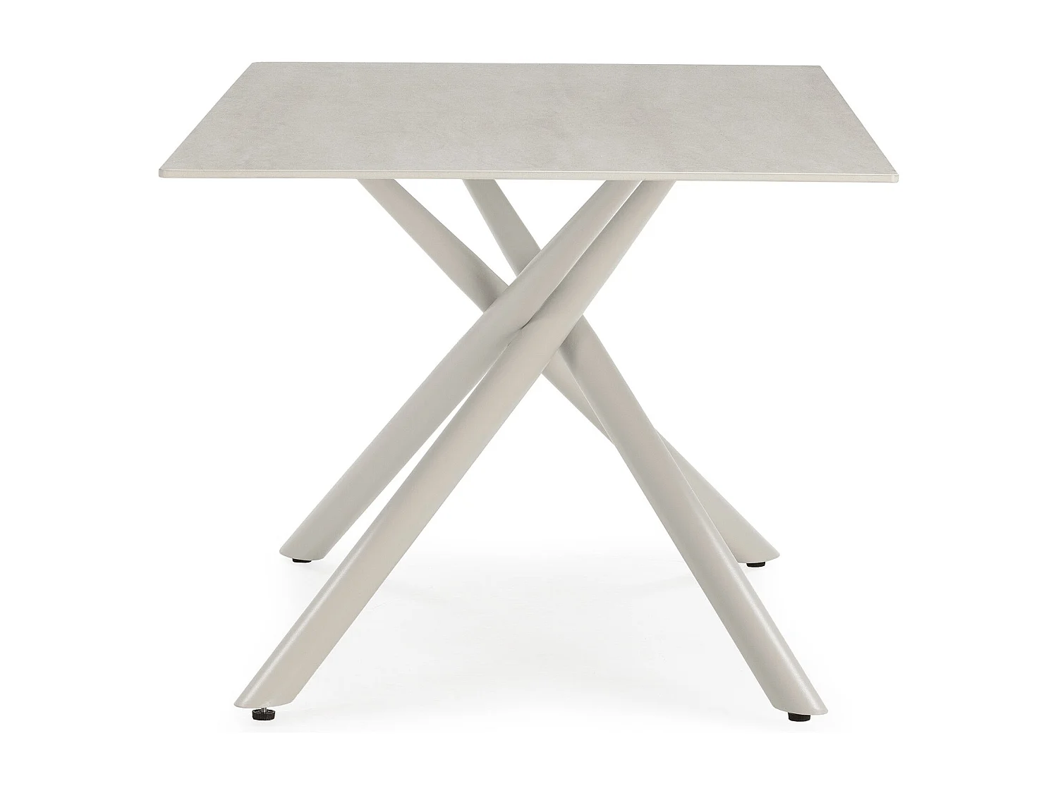 Table rectangulaire pied en métal 180x75 cm