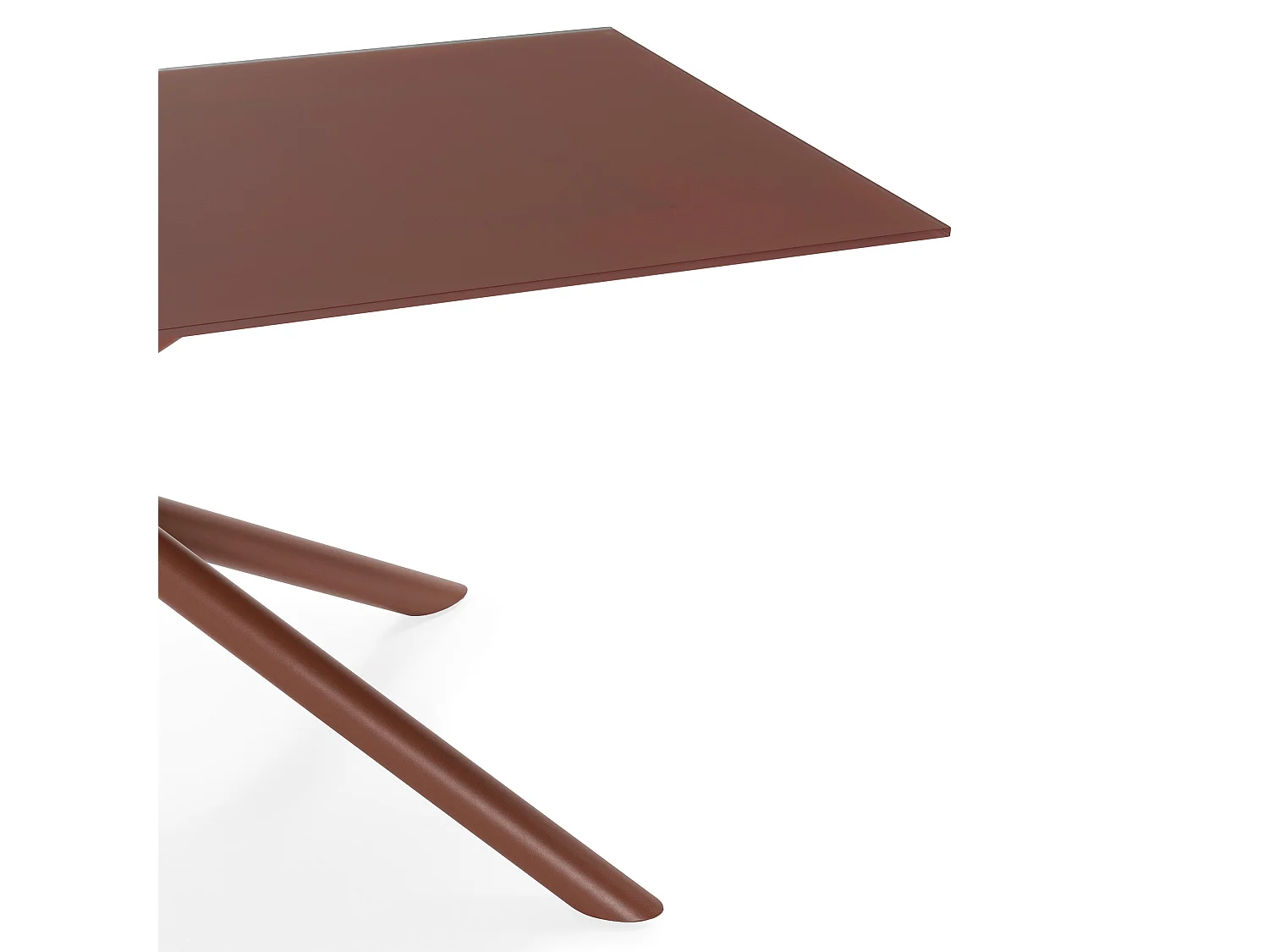Table rectangulaire pied en métal 180x75 cm