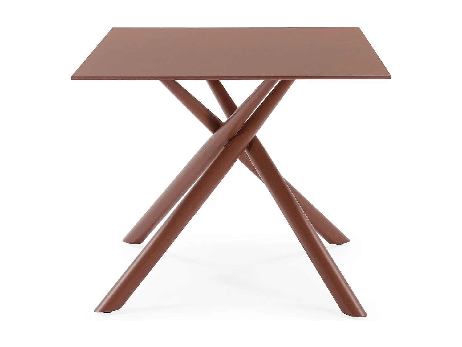 Table rectangulaire pied en métal 180x75 cm