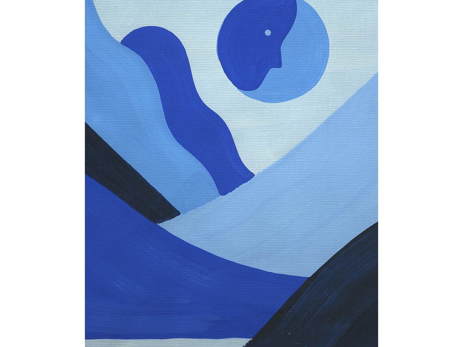 BELLECOUR LITERIE | Tête de lit déhoussable WITH THE MOON 140x110 cm