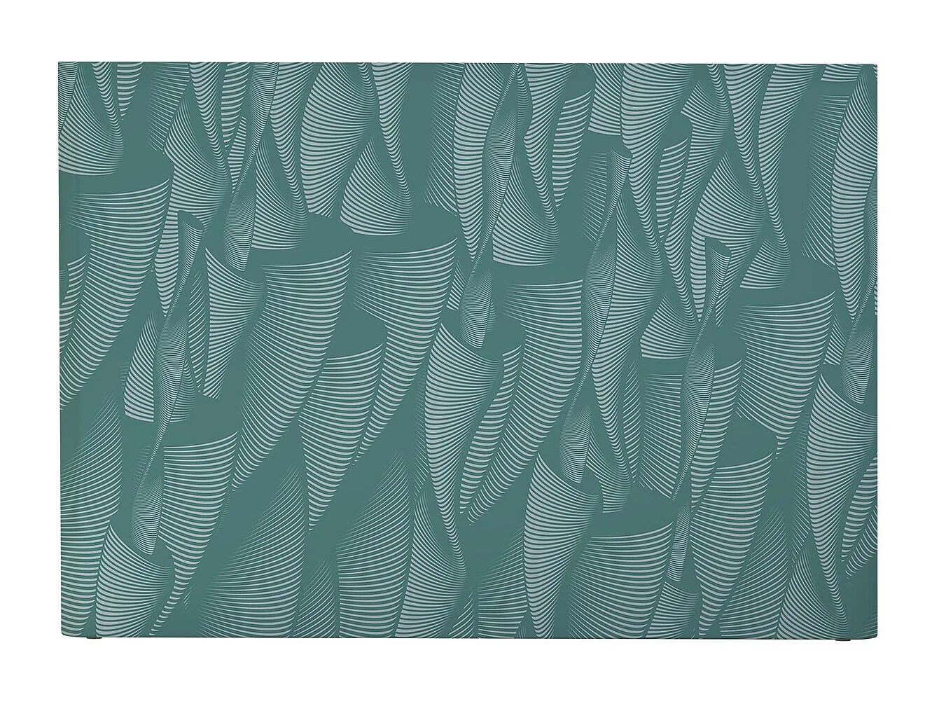 BELLECOUR LITERIE | Tête de lit déhoussable FALAISE 180x110 cm | Coloris Vert