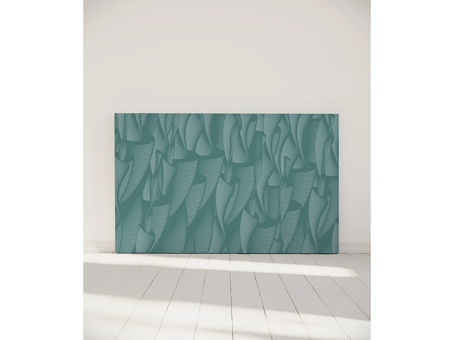 BELLECOUR LITERIE | Tête de lit déhoussable FALAISE 180x110 cm | Coloris Vert