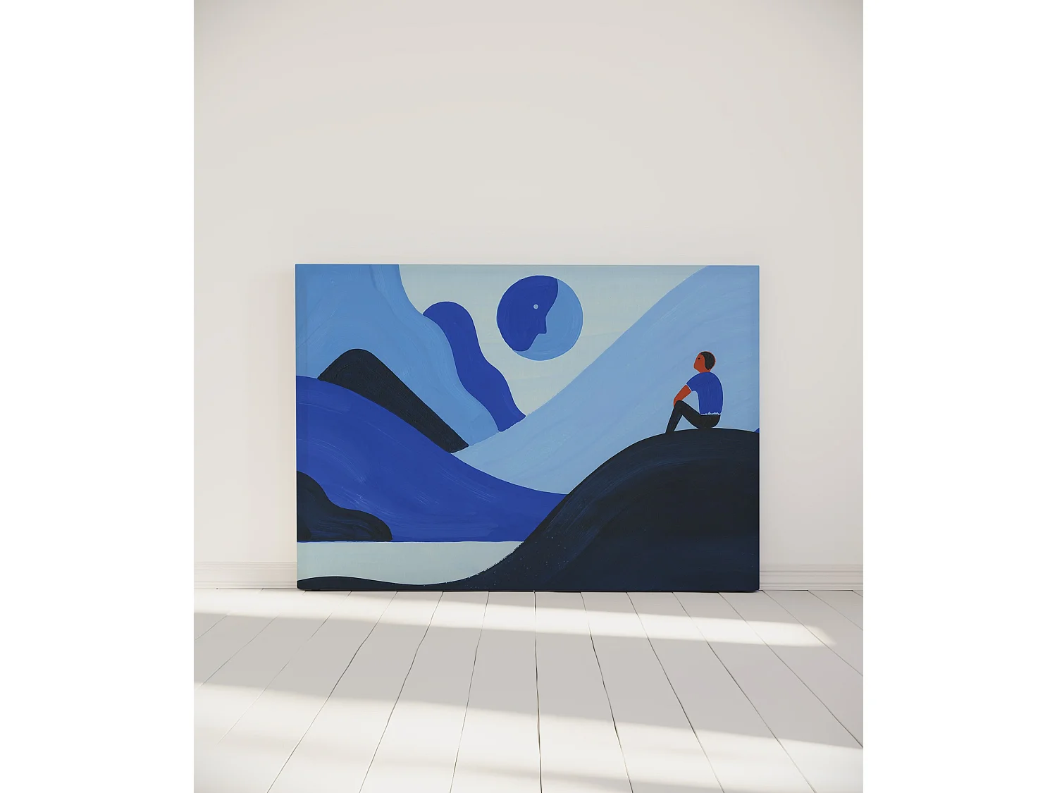 BELLECOUR LITERIE | Tête de lit déhoussable WITH THE MOON 160x110 cm