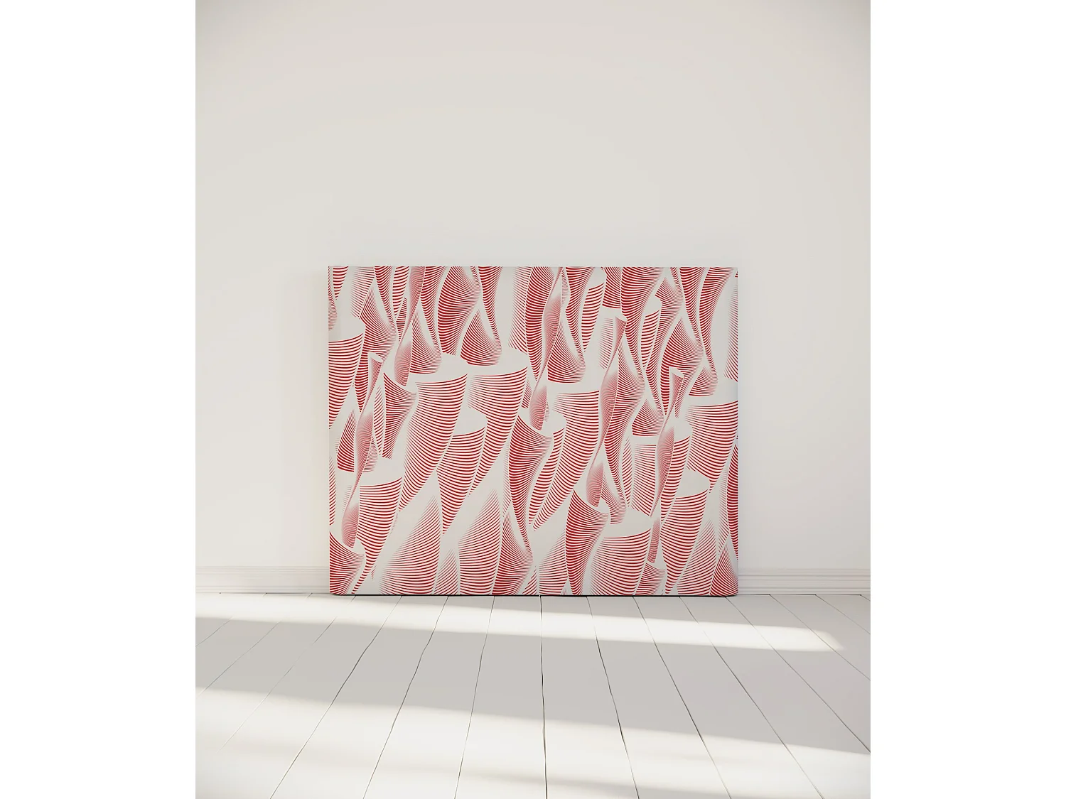 BELLECOUR LITERIE | Tête de lit déhoussable FALAISE 140x110 cm | Coloris Rouge