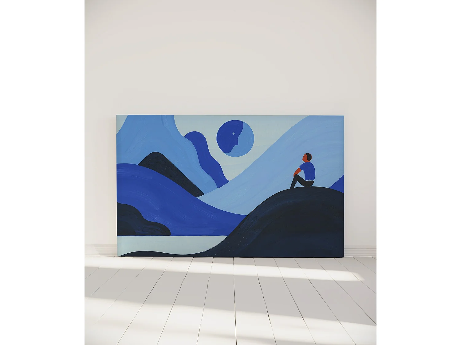 BELLECOUR LITERIE | Tête de lit déhoussable WITH THE MOON 180x110 cm