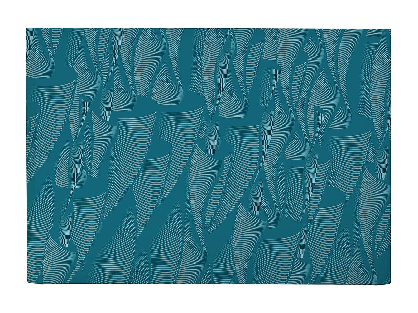 BELLECOUR LITERIE | Tête de lit déhoussable FALAISE 140x110 cm | Coloris Bleu