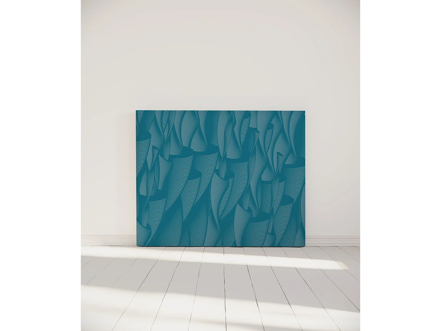 BELLECOUR LITERIE | Tête de lit déhoussable FALAISE 140x110 cm | Coloris Bleu