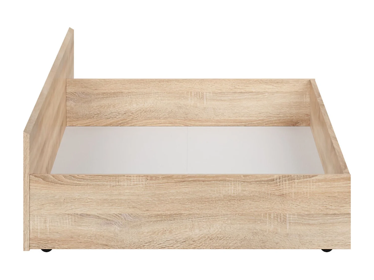 Lit adulte 160 cm avec tête de lit rembourrée capitonnée gris et 2 tiroirs de rangement - Longueur 208 x Largeur 168 x Hauteur 50-100 cm