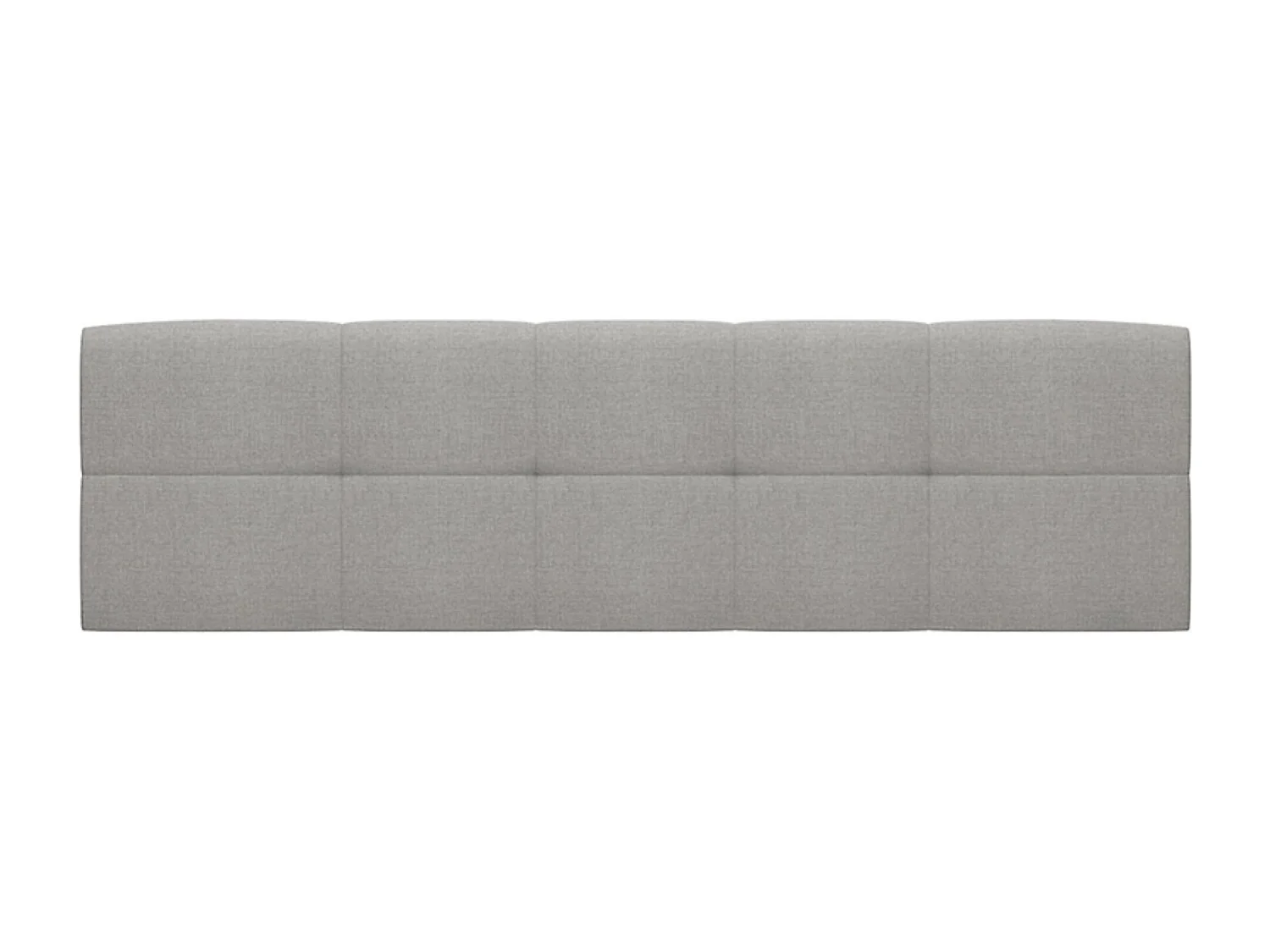 Lit adule 160x200 avec tête de lit capitonnée gris clair,sommier et rangement, coloris Chêne wotan - Longueur 204,5 x Profondeur 169 x Hauteur 95/40,5 cm