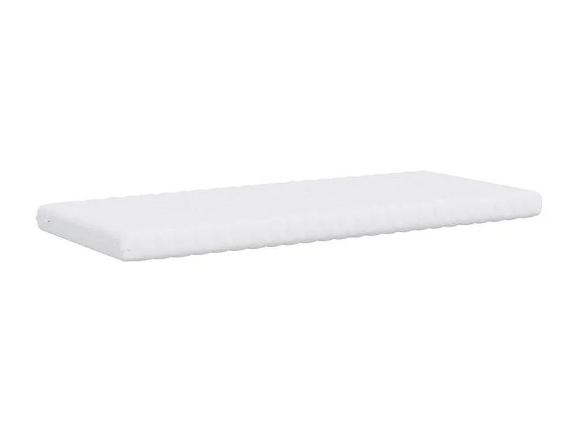 Matelas en mousse blanc 100x210 7 zones dureté 20 ILD