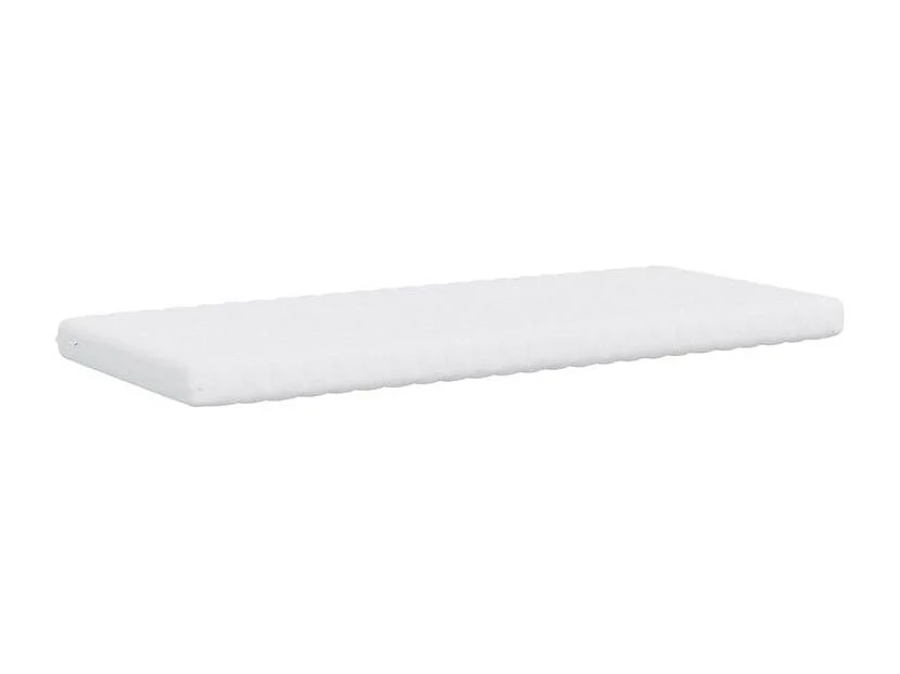 Matelas en mousse blanc 80x220 7 zones dureté 20 ILD