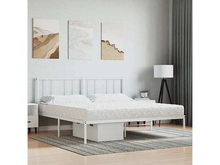 Matelas en mousse blanc 180x210 dureté H2 H3