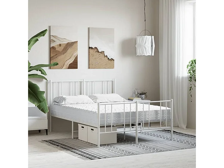 Matelas en mousse blanc 120x220 dureté H2 H3